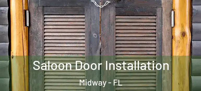 Saloon Door Installation Midway - FL