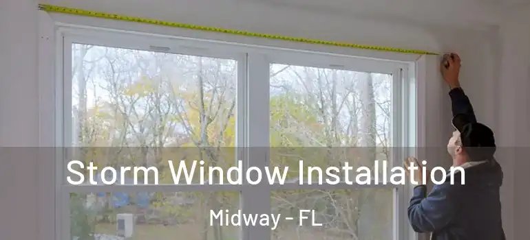  Storm Window Installation Midway - FL