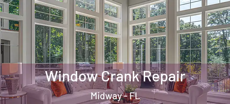 Window Crank Repair Midway - FL