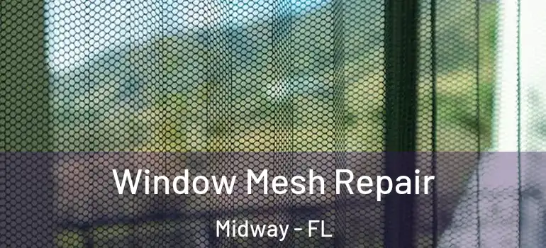 Window Mesh Repair Midway - FL